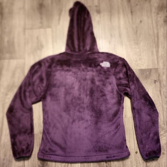 The North Face Fleece Hooded Full Zip Jacket Purple Size S/P - Picture 2 of 7